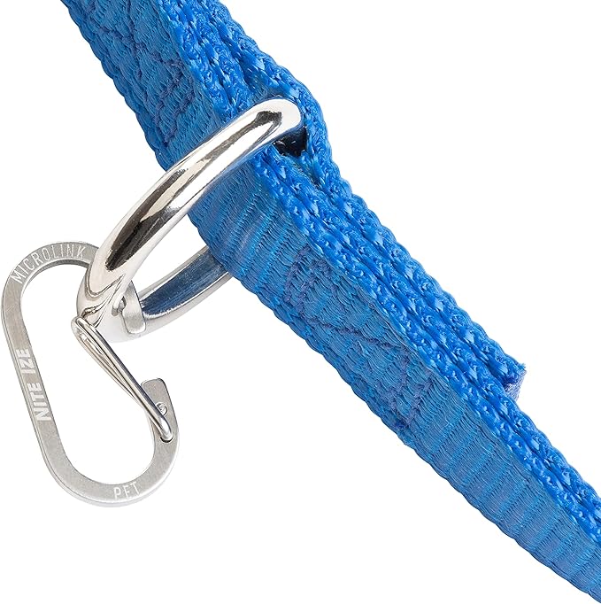 Nite Ize MicroLink Pet Tag Carabiner, Stainless Steel Cat and Dog Tag Clip, 2 Count (Pack of 1)