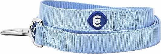 Blueberry Pet Essentials Durable Classic Dog Leash | Basic Nylon Dog Leash | 4ft. x 1" Large Dog Leash | Chambray Blue Dog Leash | Standard Dog Leashes & Lightweight Dog Leash for Training