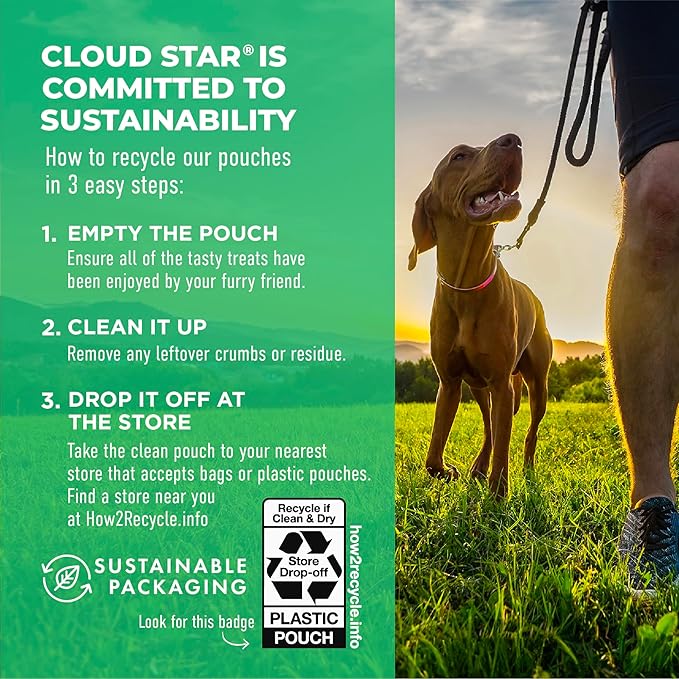 Cloud Star Dynamo Dog Hip & Joint Soft Chew Treats Chicken Formula - Grain Free - 14 oz (20132)