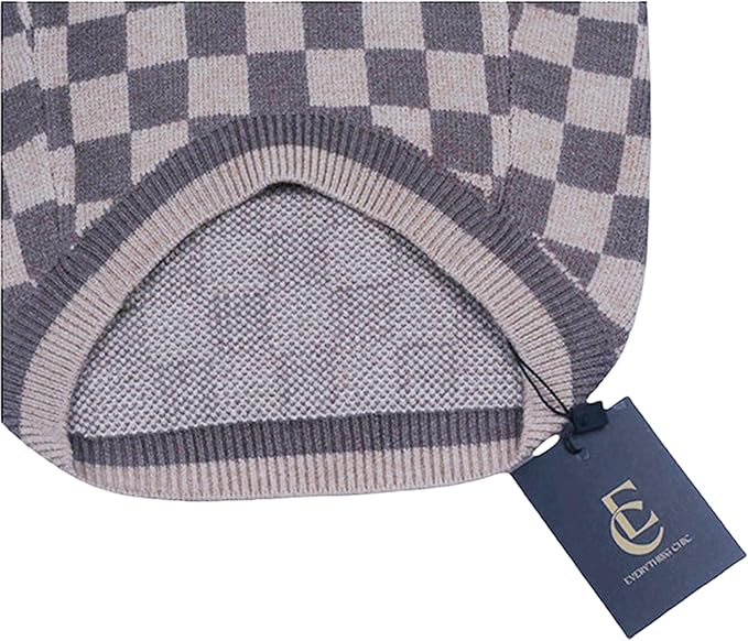 Designer Dog Clothes Sweater Shirt Outfit Small XS Teacup Cute Dogs Puppies French Bulldog Dachshund Chihuahua Cats Maltese Boy Girl (X-Small, DamierParis)