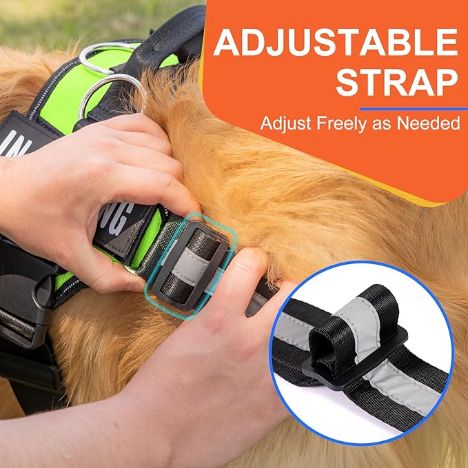 Essential Dog Harness, No Pull Pet Harness with 3 Side Rings for Leash Placement, No Choke, Reflective, Adjustable Pet Vest, Easy On-Off & Improved Control Handle, Training, Walking, Running