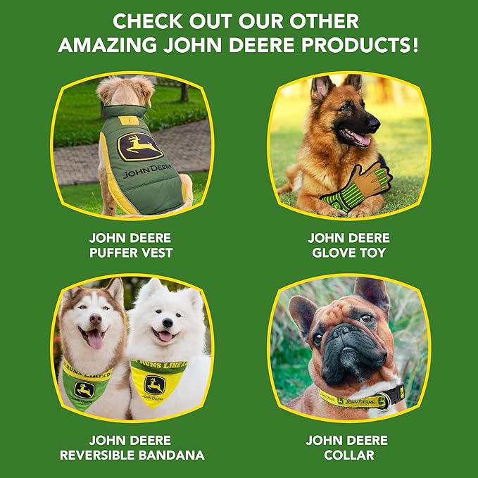 Pets First John Deere Dog T-Shirt, Small. Warm Pet Clothing for Pets, Dogs, Cats, Puppies, Kittens. Soft, Comfortable, Durable Pet Shirt. Best Dog Shirt Jacket Polo Costume