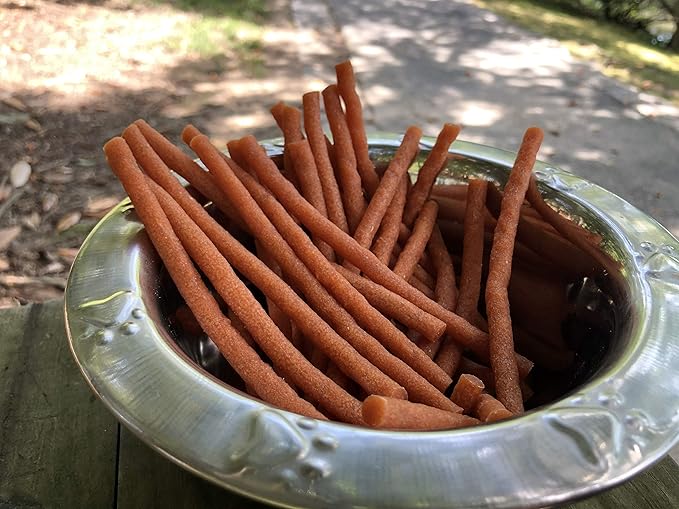 Twiggly Chicken Sticks (24oz /1.5lbs) Big Pack (Around 100 Pieces) - Rawhide Free Soft Chicken Jerky Sticks with Glucosamine!