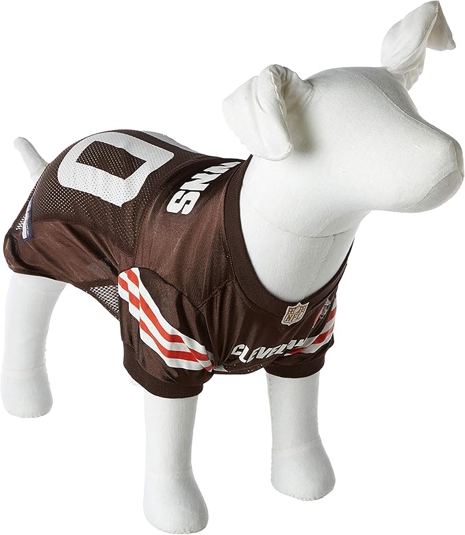 Pets First Cleveland Browns Dog Jersey - Medium, Licensed Football Jersey Costume for Pets