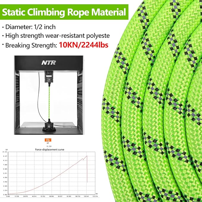 NTR 50FT Dog Long Leash with Swivel Lockable Hook and Comfortable Padded Handle, Dog Training Leash for Walking, Hunting, Camping, Backyard for Small Medium and Large Dogs Green