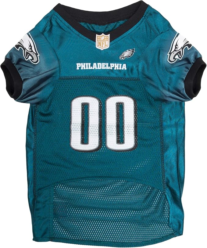 Pets First NFL Philadelphia Eagles Dog Jersey, Size XX-Large - Best Football Jersey Costume for Dogs & Cats