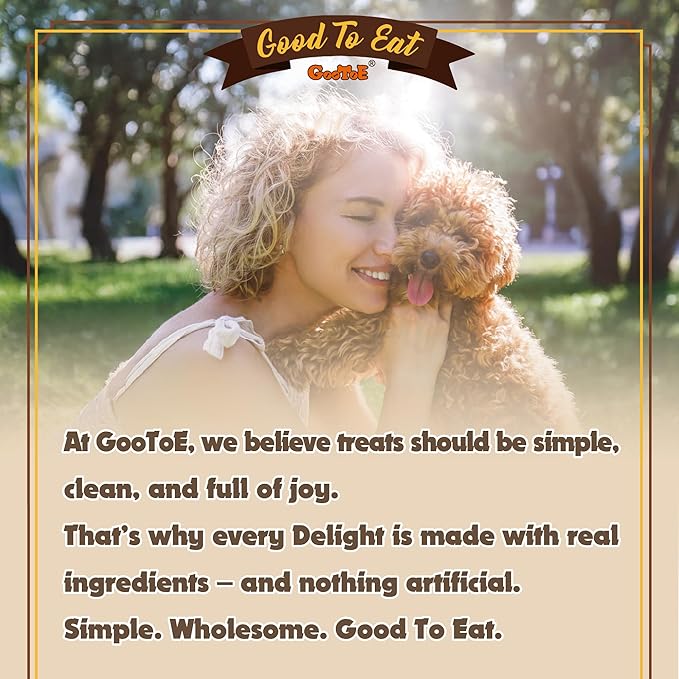 Gootoe Soft Chicken Sticks 1 lb, All Natural, Hypoallergenic & Grain-Free, High-Protein, Healthy & Easily Digestible, Soft Texture, Resealable