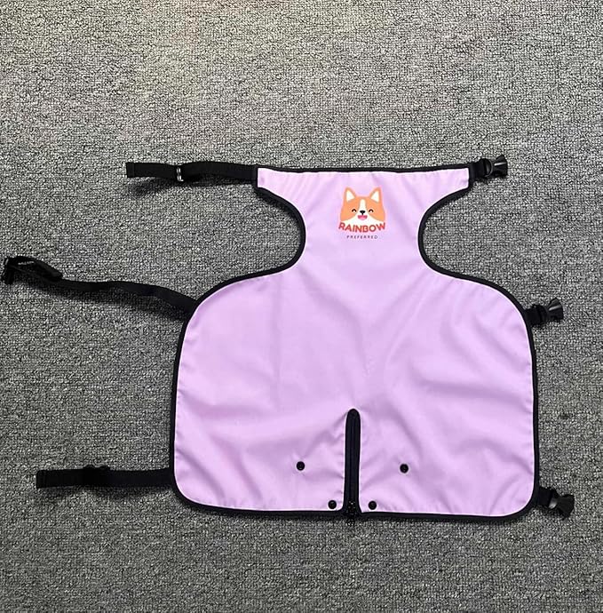 RainbowPreferred New Waterproof Dog Belly Protector Belly Cover Raincoat Rain Jacket Belly Band Recovery Suite Apron for Dog Clothes Costume