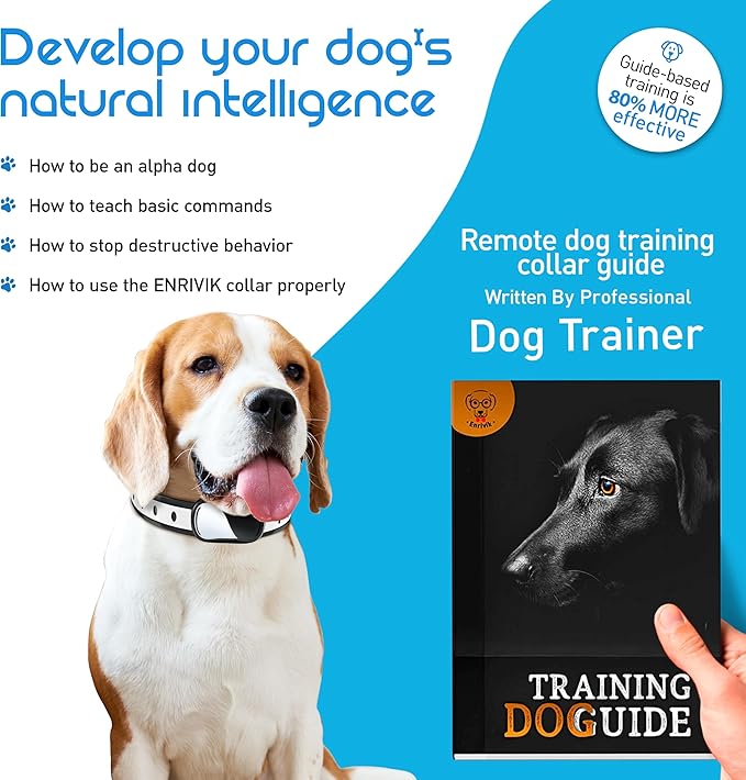 Extra Small Size Dog Training Collar with Remote for Small Dogs 5-15lbs and Puppies with Shock - Waterproof and 1000 Ft Range