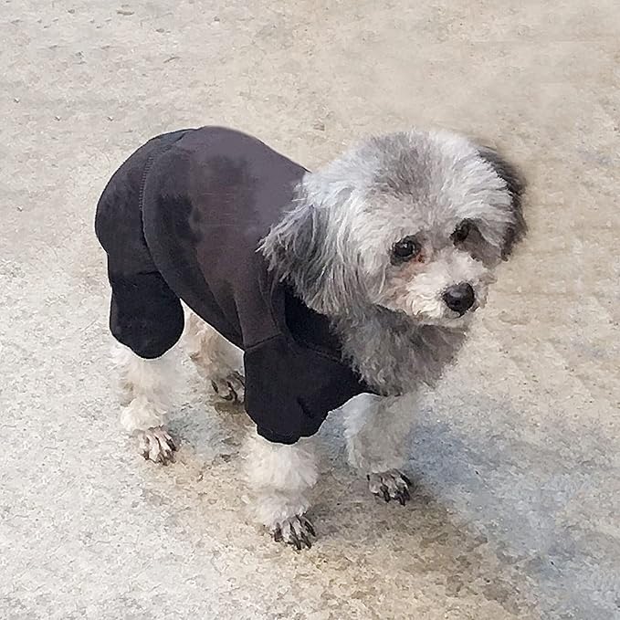 Dog Hoodie, Pet Jumpsuit Fleece Sweatshirt with Buttons, Dog Clothes, Dog Cold Weather Coats, Dog Pajamas, Winter Warm Cotton Puppy Hoodie 4 Legs Dog Clothes for Small Medium Large Dogs Cats Boy Girl