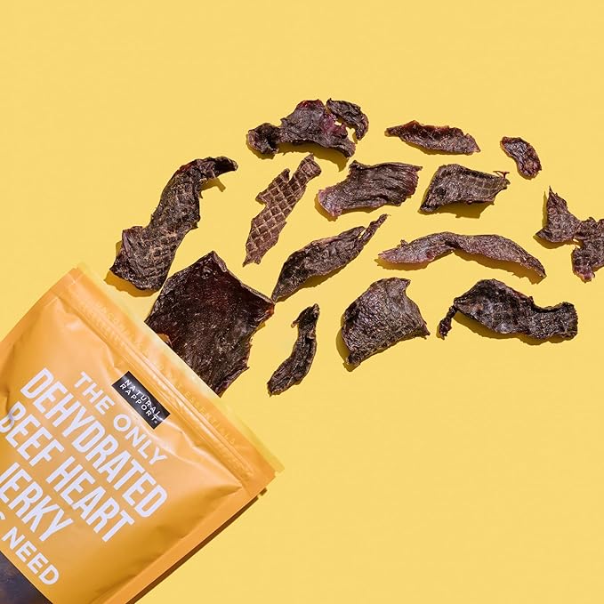 Natural Rapport Beef Heart Dog Treats - The Only Beef Heart Chews Needed - All Natural Treats for Small & Large Dogs