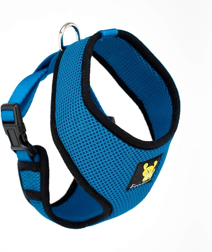 EcoBark Dog Harness - Luxurious Soft Mesh - Eco-Friendly Over The Head Vest Harness - No Pull & No Choke Design - Padded Breathable Body Halter - for Large Breed Dogs (Teal, XXL)