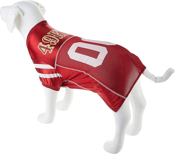 Pets First San Francisco 49ers Dog Jersey, XX-Large. Licensed Football Jersey Costume for Dogs