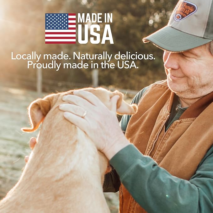 Gaines Family Farmstead Elk & Sweet Potato Dog Treats – 6 oz Natural, High-Protein, Grain-Free, Limited Ingredient Soft Chews for Gut Health and Sensitive Stomachs, Made in USA