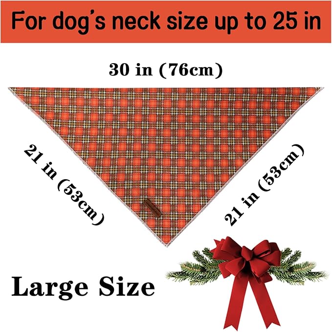 Unique Style Paws Cotton Dog Collar with Bow Halloween Pumpkin Plaid Dog Collar with Bow Tie for Small Medium Large Dogs Pets Gifts