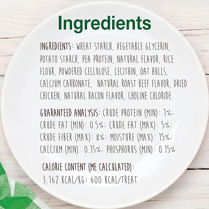 Nylabone Healthy Edibles Natural Dog Chews Long Lasting Roast Beef Flavor Treats for Dogs, X-Large/Souper (1 Count)