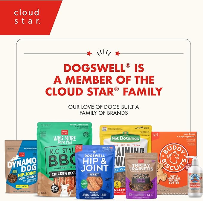 DOGSWELL Skin & Coat Soft & Chewy Dog Treats, Salmon, 14 oz. Bag