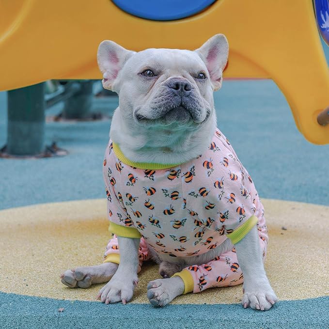 CuteBone Dog Pajamas Costumes Fleece Pet Clothes Puppy Onesie Winter Holiday Cute Cat Jammies Keep Your Pet Warm in The Cold Weather P121M