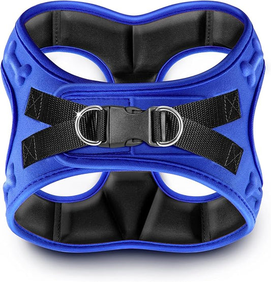 Comfort fit Step-in Dog & Puppy Harness - Comfortable All Weather Dog Vest Harness: Adjustable, Soft Padded, Easy to Put-on for Small, Medium-Sized Dogs.