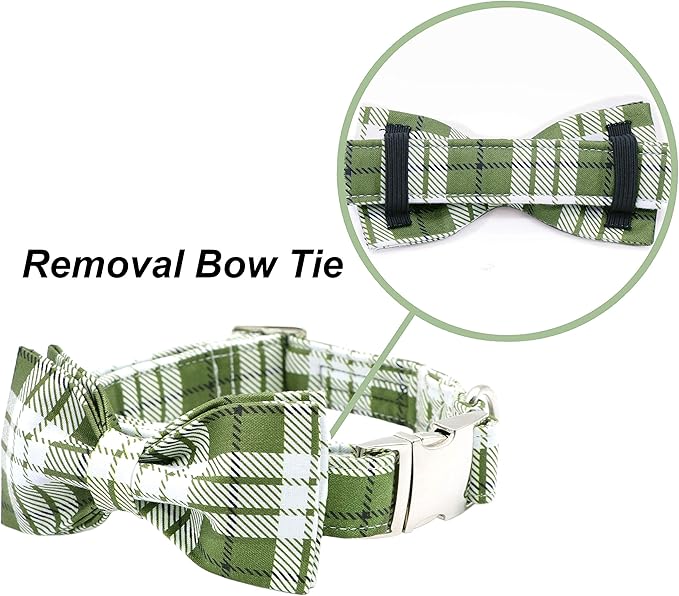 ARING PET Bowtie Dog Collar, Dog Collar with Bow, Adjustable Dog Collars for Small Medium Large Dogs.