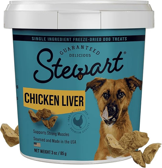 Stewart Freeze Dried Treats 3 oz Chicken Liver