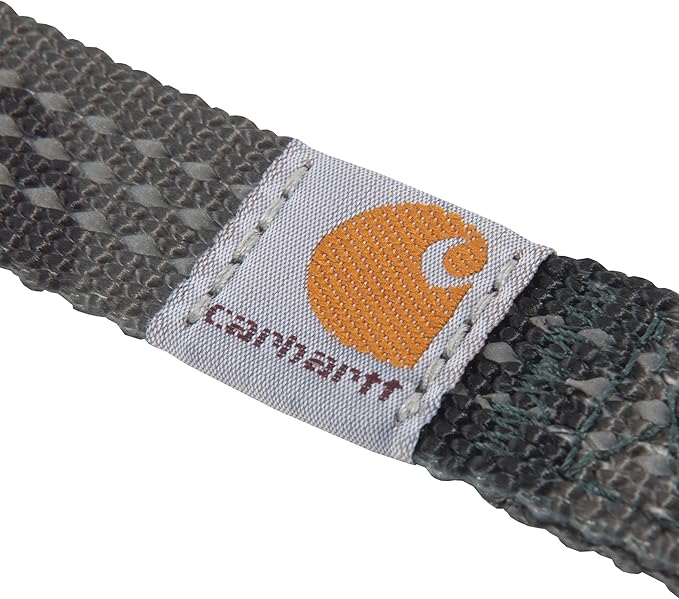 Carhartt Pet Durable Nylon Webbing Leashes for Dogs, Reflective Stitching for Visibility, Duck Camo Tarmac, Small