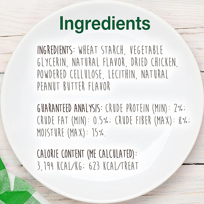 Nylabone Healthy Edibles Natural Dog Chews Long Lasting Peanut Butter Flavor Treats for Dogs, X-Large/Souper (1 Count)