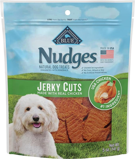 Blue Buffalo Nudges Jerky Cuts Natural Dog Treats Chicken Bag
