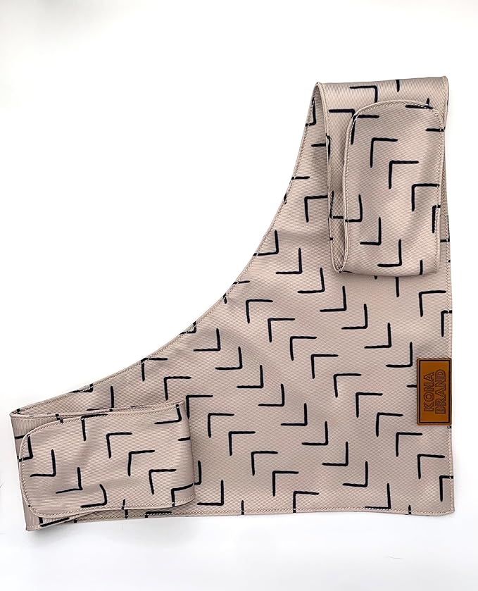 KonaBrandCo- Premium Handmade Dog Bandana | Dual Layered Silky Durable Polyester Fabric | Adjustable Fit Custom Shape- Won't Roll (Small, COOPER)