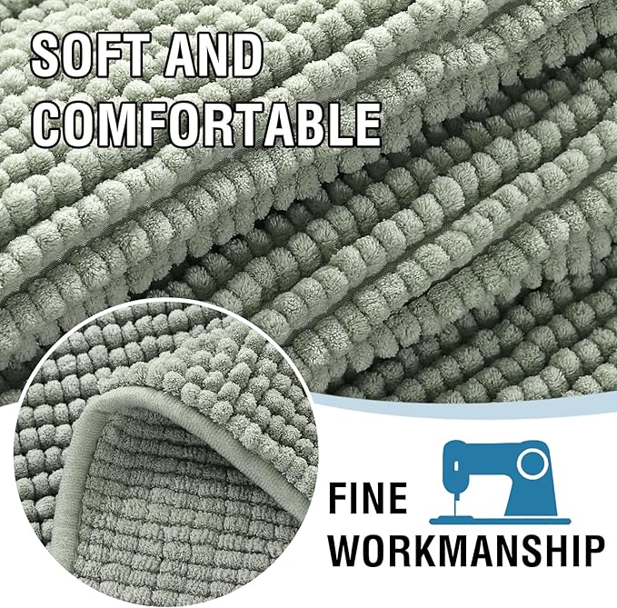 H.VERSAILTEX Plush Chenille Couch Armrest Cover 2 Packs Thick and Soft Sofa Covers Furniture Protector Cover for Pets (27.5" x 27.5", Sea Foam)