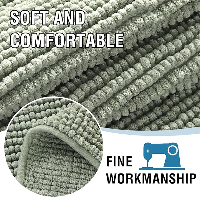 H.VERSAILTEX Plush Chenille Dog Bed Cover Thick Soft Sofa Cover for 3 Cushion Couch Anti Slip Couch Cover Furniture Protector for Dog, Pet, Cat (35" x 74", Sea Foam)