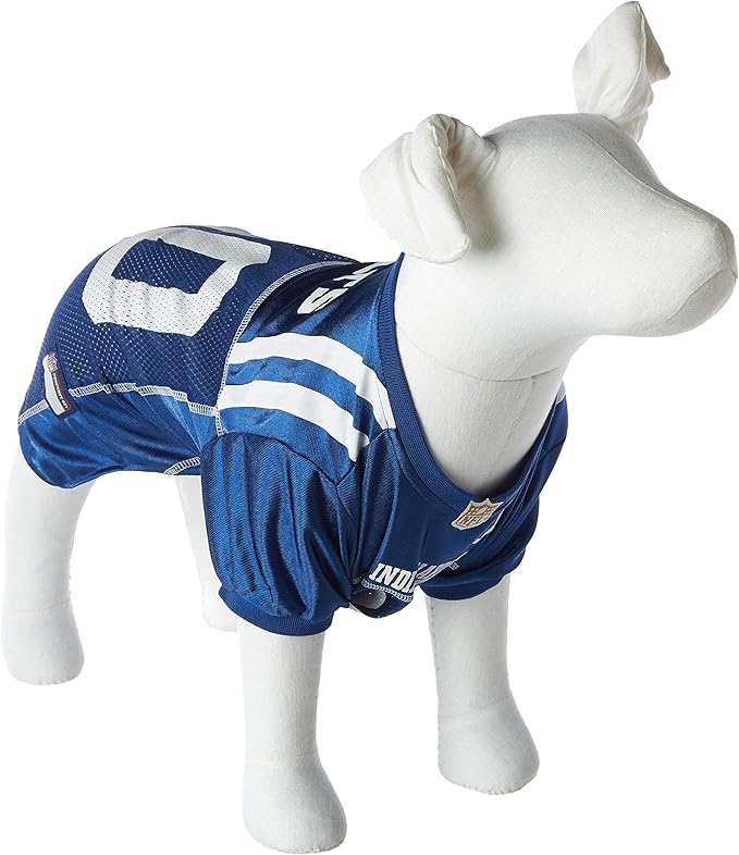 Pets First NFL Indianapolis Colts Dog Jersey, Size X-Large - Best Football Costume for Dogs & Cats - Licensed Shirt