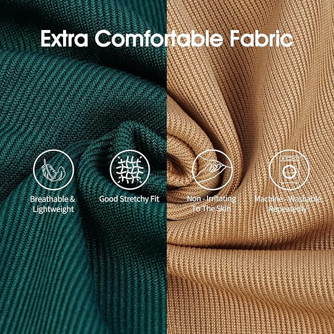 IECOii 2 Pack Extra Large Dog T-Shirt,Breathable & Lightweight Dog Tshirts Vest for Summer Wearing -Fade-Resistant, Easy to Put On – Machine Washable,Fit for Doberman Great Dane,Khaki+Green,4XL