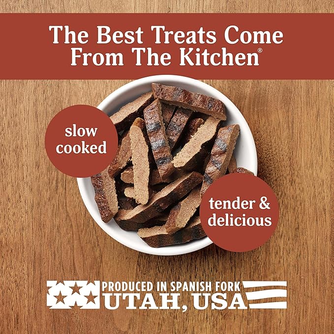Milo's Kitchen Homestyle Dog Treats, Steak Grillers, 10 Ounce, High Protein, No Artifical Flavors