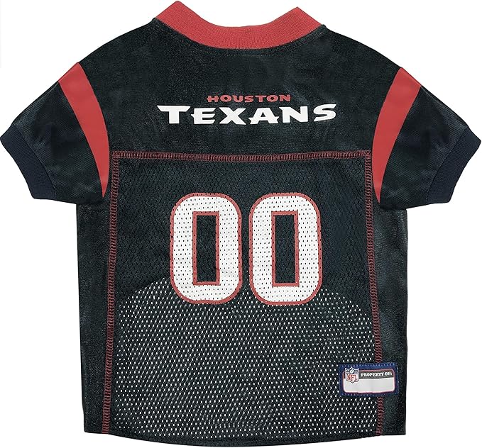Pets First NFL Houston Texans Dog Jersey, Size XX-Large. Best Football Jersey Costume for Dogs