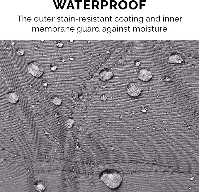 Furhaven Waterproof & Non-Slip Twin Size Mattress Cover Protector for Dogs & Cats, Washable, For Beds, Couches, & Car Seats - Quilted Twill Blanket Mattress Cover - Gray, Small/Twin Size