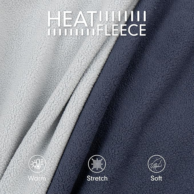 cyeollo 2 Pack Fleece Dog Sweater, Soft Turtleneck Winter Sweater for Small to Large Dogs, Warm Dog Sweatshirt, Stretchy Comfortable Pullover Dog Clothes Apparel, Navy & Light Blue L