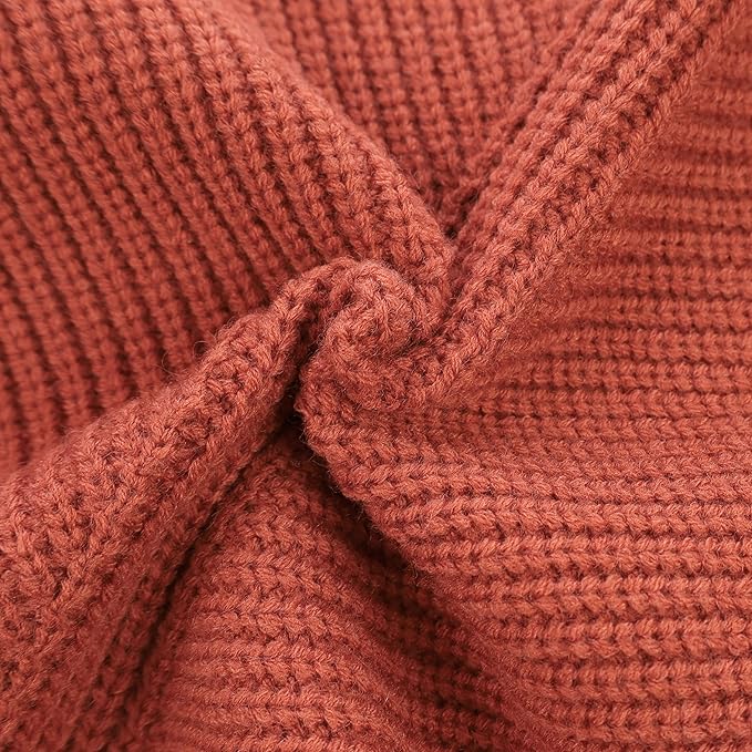 Fitwarm Thermal Knitted Dog Sweater Doggy Winter Coat Pet Clothes Doggie Turtleneck Jacket Puppy Outfits Cat Sweatsuit Red Medium