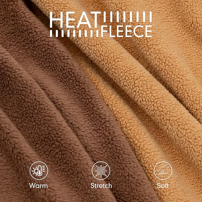 cyeollo 2 Pack Fleece Dog Sweater, Soft Turtleneck Sweater for Small Dogs, Winter Warm Large Dog Sweatshirt, Stretchy Comfortable Pullover Pet Clothes, Khaki & Orange L