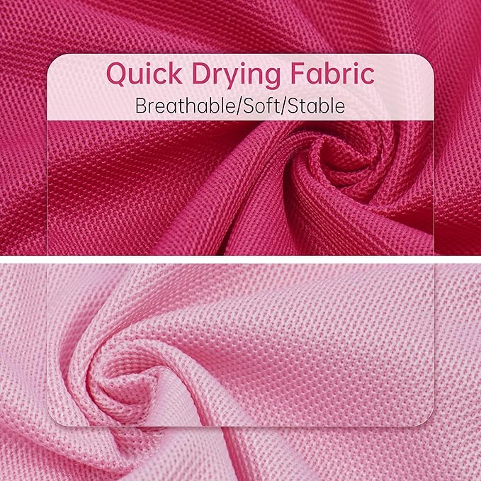 PUMYPOREITY 2Pack Dog Shirt for Small Dogs with Reflective Strip Safety for Night Walking, Soft Breathable Stretchy Tank Top Vest, Lightweight Stretchy Puppy Shirt, Pink, S