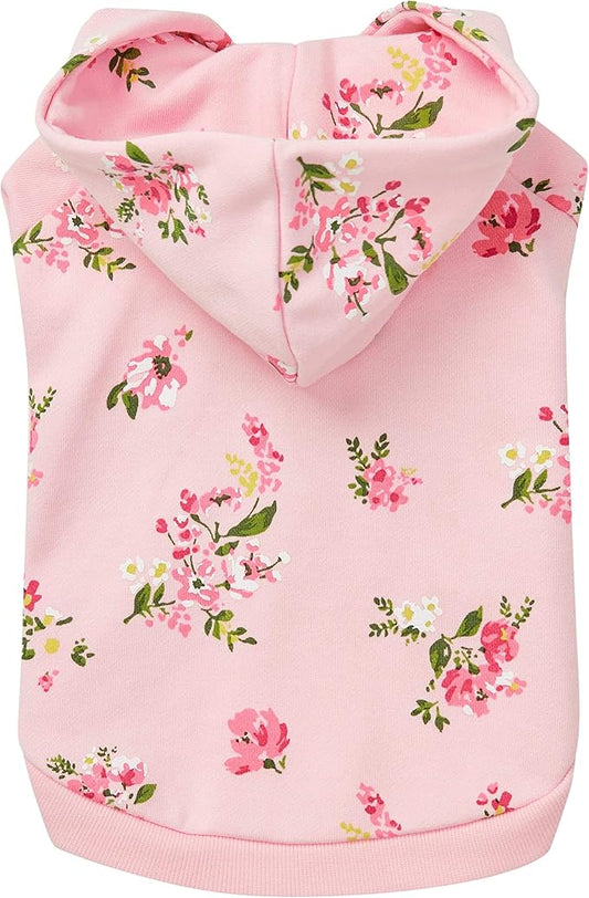 Blueberry Pet Dog Hoodie Pullover 8" - Christmas Sweater, Dog Pajamas, Award-Winning Dog Clothes, Baby Pink Sweatshirt for Small Dogs - Soft & Cozy Dog Sweater Vest, Dog Accessories