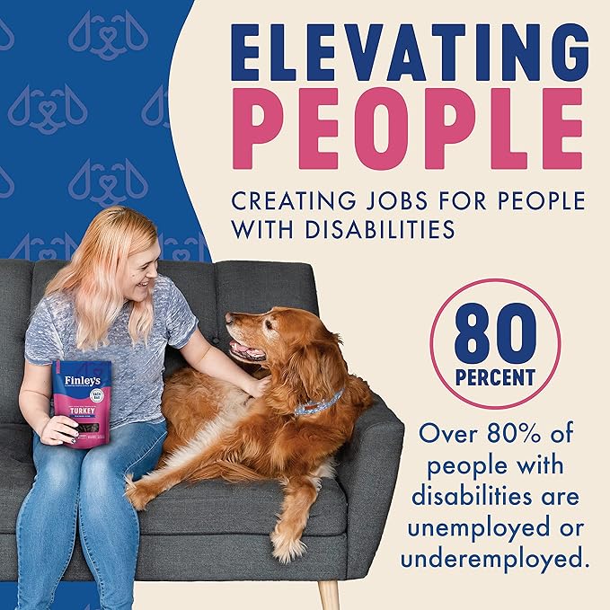 Finley's Turkey Training Bites, Low Calorie, All Natural Soft Chew Dog Treats, 16 Ounce (Pack of 1)