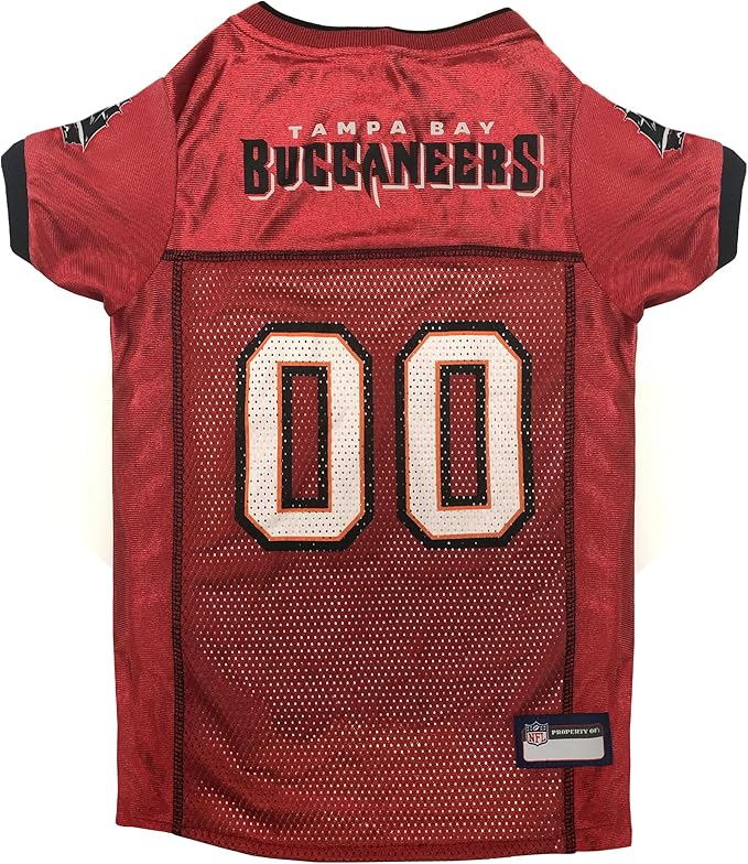 Pets First NFL Tampa Bay Buccaneers Dog Jersey, Size Small - Best Dog Football Jersey Costume