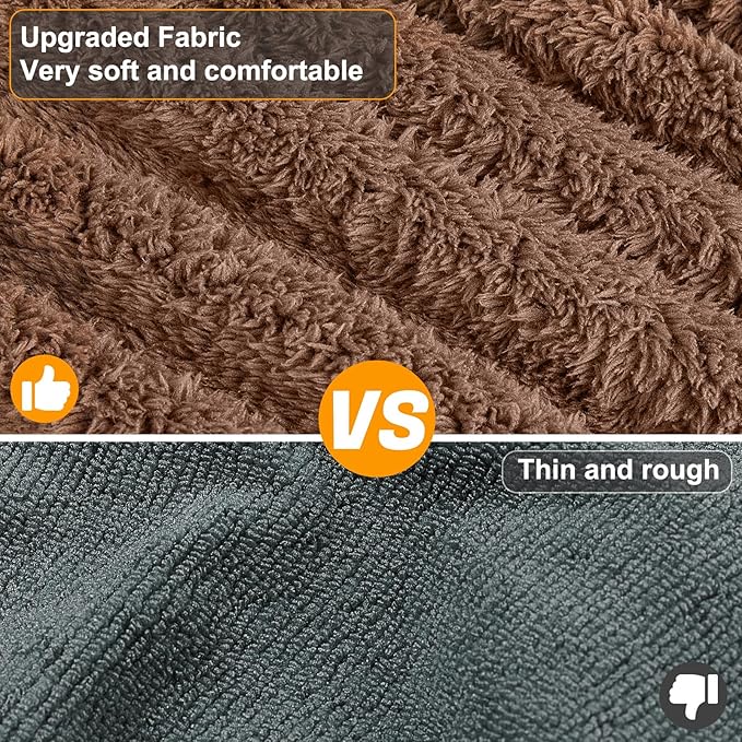 Dog Bathrobe Super Absorbent Dog Towels for Drying Dogs Large Quick Drying Dog Robes for After Bath Soft Dog Drying Towel Adjustable Dog Drying Coat to Keep Dog Warm(S-XXL)