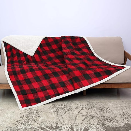 Kritter Planet Waterproof Blanket for Bed, Reversible Sherpa Fleece Protector Couch Cover for Pets, Liquid Proof Furniture Protector for Medium Large Dogs