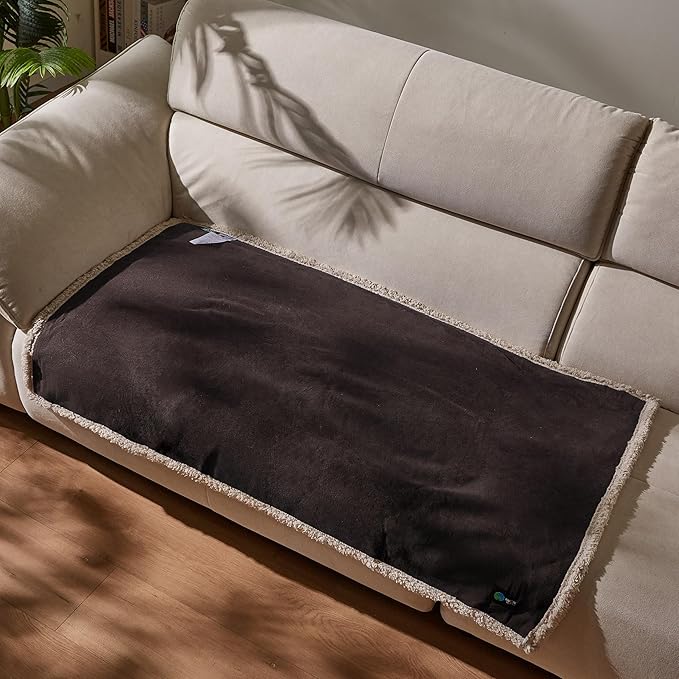 Kritter Planet Waterproof Sofa Blanket for Dogs, Pee Proof Reversible Couch Cover, Liquid Proof Furniture Protector, Washable, Hair Resistant, Stain Proof