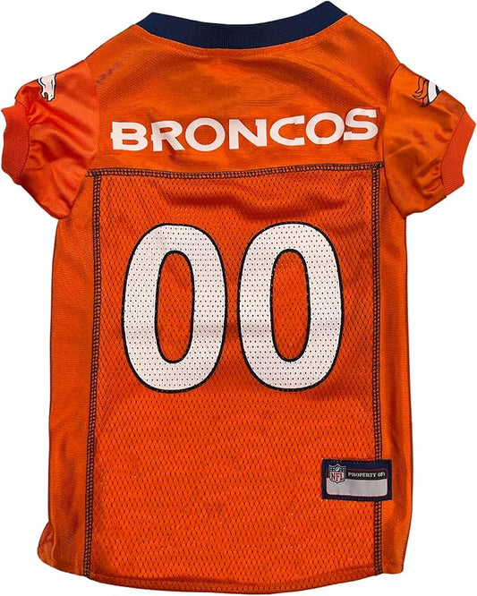 Pets First Denver Broncos Dog Jersey, XX-Large. NFL Football Jersey Costume for Dogs