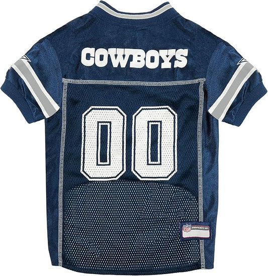 Pets First NFL Dallas Cowboys Dog Jersey, Size 3X-Large. Licensed Football Jersey Costume for Dogs
