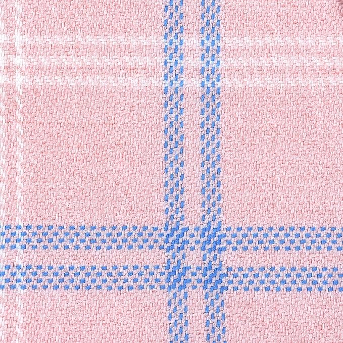 GAMUDA Small Dog Harness Collar and Leash Set, Step in No Chock No Pull Soft Mesh Adjustable Dog Vest Harnesses Plaid Reflective for Dogs Puppy Cats Kitten Rabbit (Pink, XL)