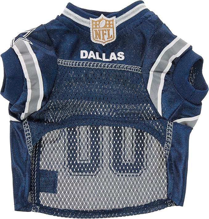 Pets First NFL Dallas Cowboys Dog Jersey, Size X-Small. Best Football Jersey Costume for Dogs